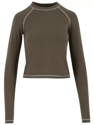 Dámské triko URBAN CLASSICS TB7730 OLIVE