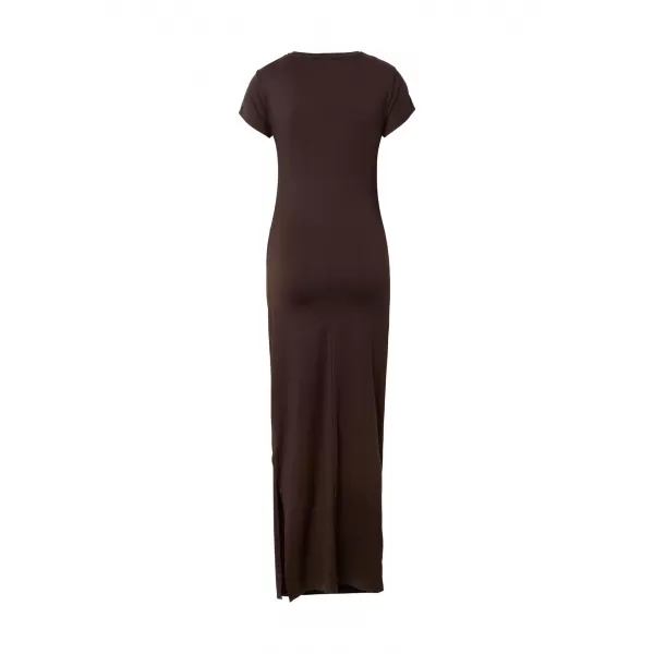  Dámské šaty URBAN CLASSICS TB8149 BROWN 