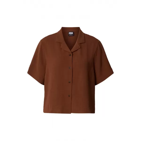  Dámská košile URBAN CLASSICS TB8283-21859 CINNAMON BROWN 