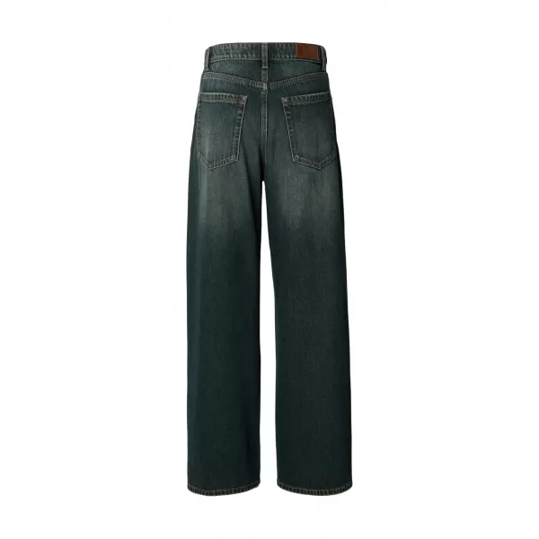  Dámské kalhoty URBAN CLASSICS TB8141 DEEP MID BLUE DIRTY WASHED 