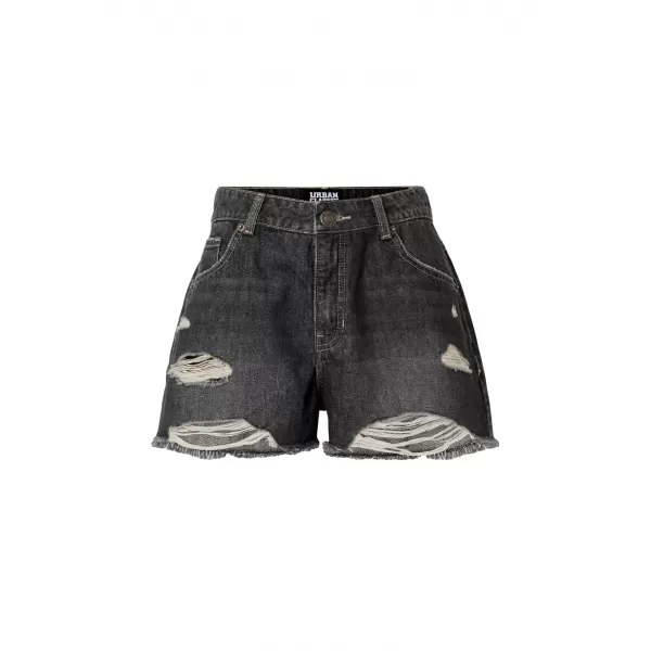 Dámské kraťasy URBAN CLASSICS TB8193 BLACK WASHED 