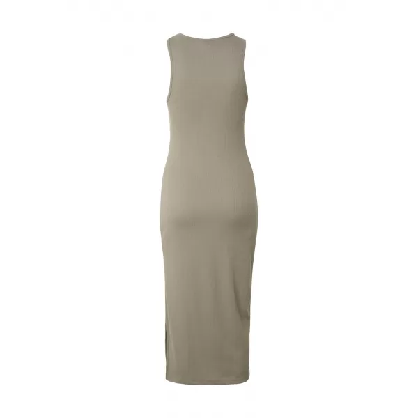  Dámské šaty URBAN CLASSICS TB8276 PALE OLIVE 
