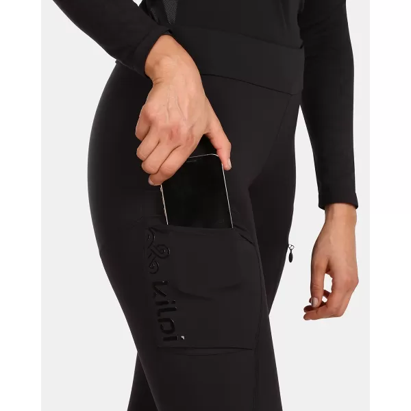  Dámské legíny KILPI MOUNTERIA-W UL0418KI ČERNÁ 