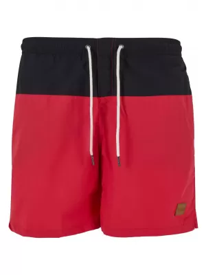 Pánské kraťasy URBAN CLASSICS TB1026 BLACK/RED