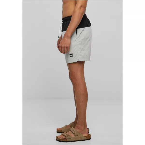  Pánské kraťasy URBAN CLASSICS TB1026 LIGHT ASPHALT/BLACK 