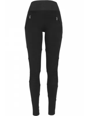 Dámské legíny URBAN CLASSICS TB1053 BLACK/BLACK