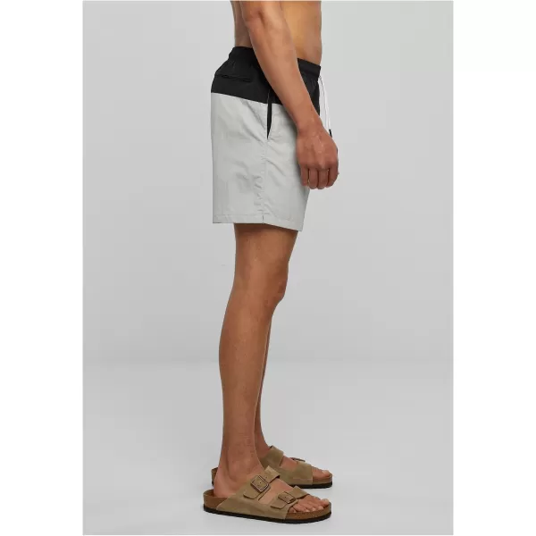  Pánské kraťasy URBAN CLASSICS TB1026 LIGHT ASPHALT/BLACK 