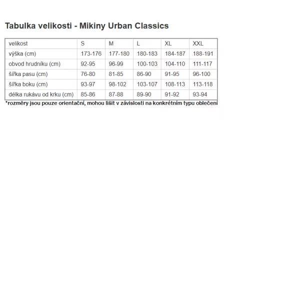  Pánská mikina URBAN CLASSICS TB014 BLACK 