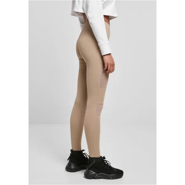  Dámské legíny URBAN CLASSICS TB1174 SOFT TAUPE 