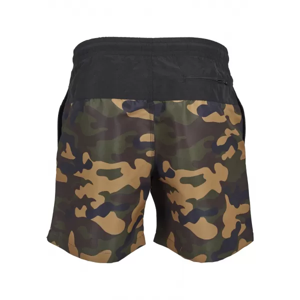  Pánské kraťasy URBAN CLASSICS TB1026 BLACK/WOOD CAMO 