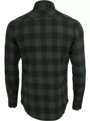Pánská košile URBAN CLASSICS TB297 BLACK/FOREST