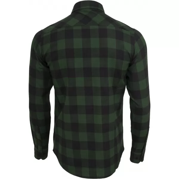  Pánská košile URBAN CLASSICS TB297 BLACK/FOREST 
