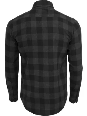 Pánská košile URBAN CLASSICS TB297 BLACK/CHARCOAL