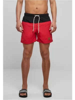 Pánské kraťasy URBAN CLASSICS TB1026 BLACK/RED