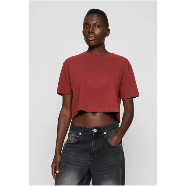  Dámské triko URBAN CLASSICS PP1555 WHITE/RUSTY 