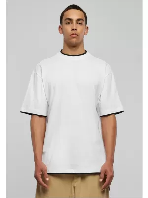 Pánské triko URBAN CLASSICS TB029A WHITE/BLACK