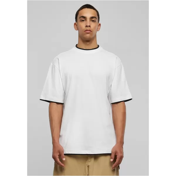  Pánské triko URBAN CLASSICS TB029A WHITE/BLACK 