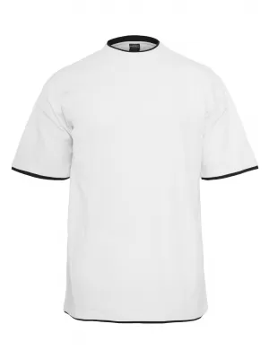 Pánské triko URBAN CLASSICS TB029A WHITE/BLACK