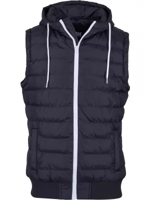 Pánská vesta URBAN CLASSICS TB510 BLACK/WHITE