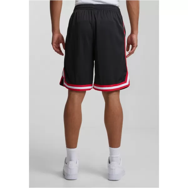  Pánské kraťasy URBAN CLASSICS TB243 BLACK/RED/WHITE 