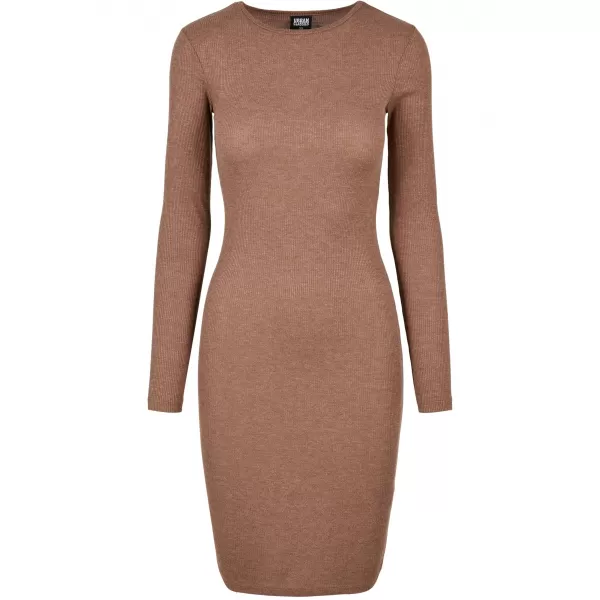  Dámské šaty URBAN CLASSICS TB1340 DARK KHAKI 