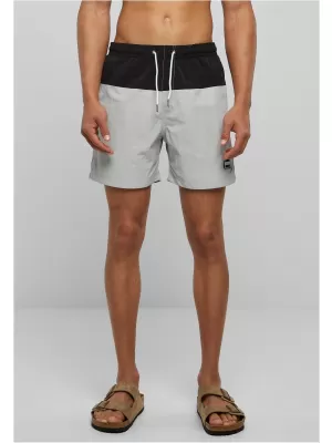 Pánské kraťasy URBAN CLASSICS TB1026 LIGHT ASPHALT/BLACK