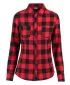 Dámská košile URBAN CLASSICS TB1280 BLACK/RED