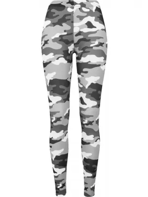 Dámské legíny URBAN CLASSICS TB1331 SNOW CAMO