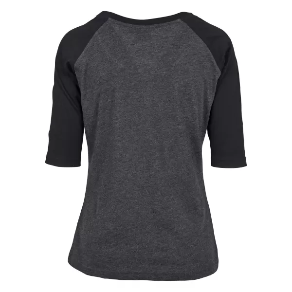  Dámské triko URBAN CLASSICS TB733 CHARCOAL/BLACK 