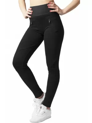 Dámské legíny URBAN CLASSICS TB1053 BLACK/BLACK
