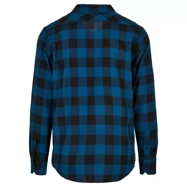  Pánská košile URBAN CLASSICS TB297 BLUE/BLACK 