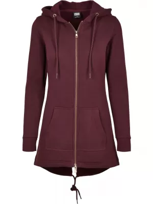 Dámská mikina URBAN CLASSICS TB1075 RED WINE