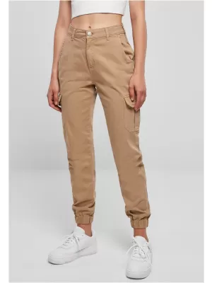 Dámské kalhoty URBAN CLASSICS TB3048 UNION BEIGE