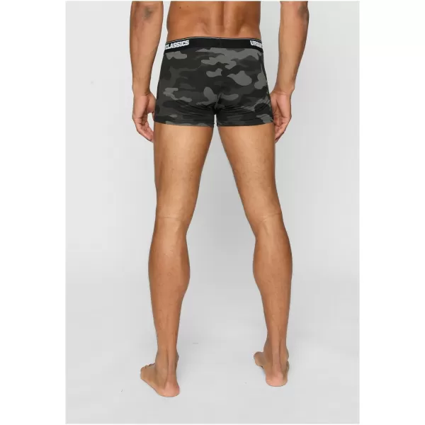  Pánské boxerky URBAN CLASSICS TB2047 WOOD CAMO/DARK CAMO 