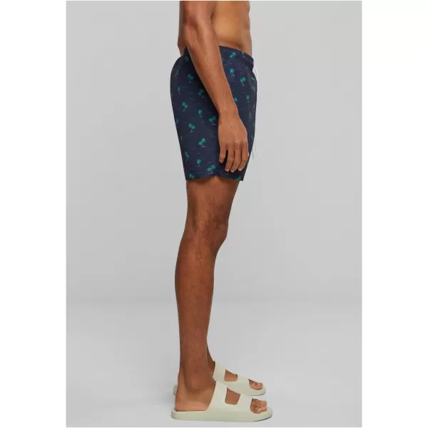  Pánské kraťasy URBAN CLASSICS TB2679 ISLAND AOP 