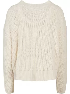 Dámský svetr URBAN CLASSICS TB2359 WHITE/SAND