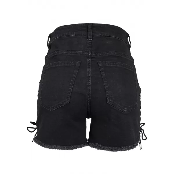  Dámské kraťasy URBAN CLASSICS TB2001 BLACK WASHED 