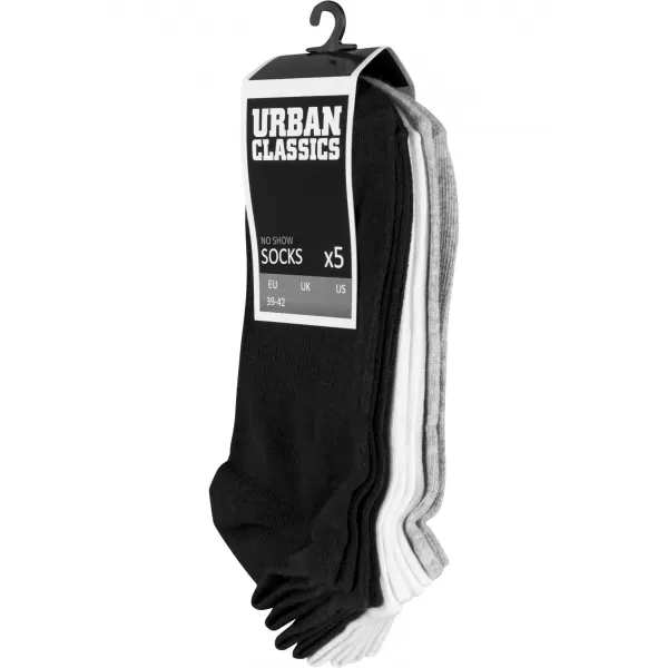 Ponožky URBAN CLASSICS TB1470 BLACK/WHITE/GREY 