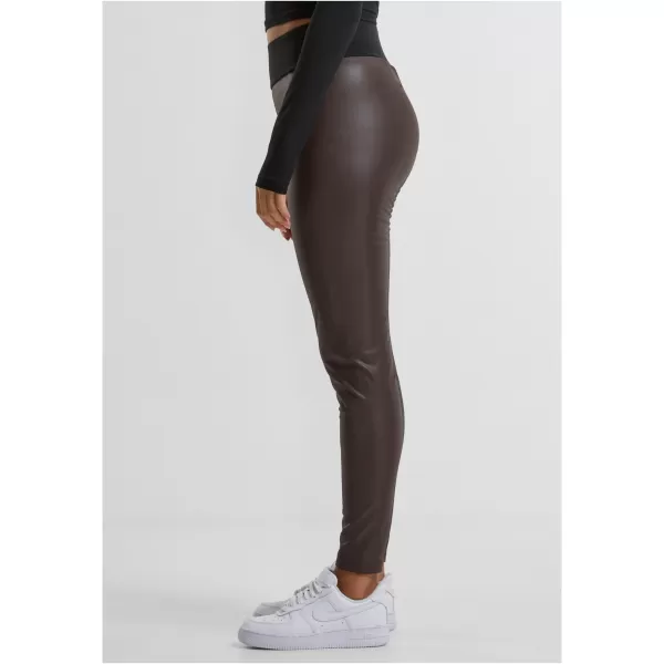  Dámské legíny URBAN CLASSICS TB3001 BROWN 