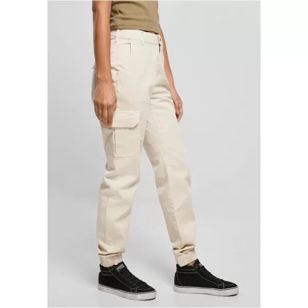  Dámské kalhoty URBAN CLASSICS TB3048 WHITE/SAND 