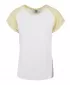 Dámské triko URBAN CLASSICS TB1913 WHITE/SOFT YELLOW