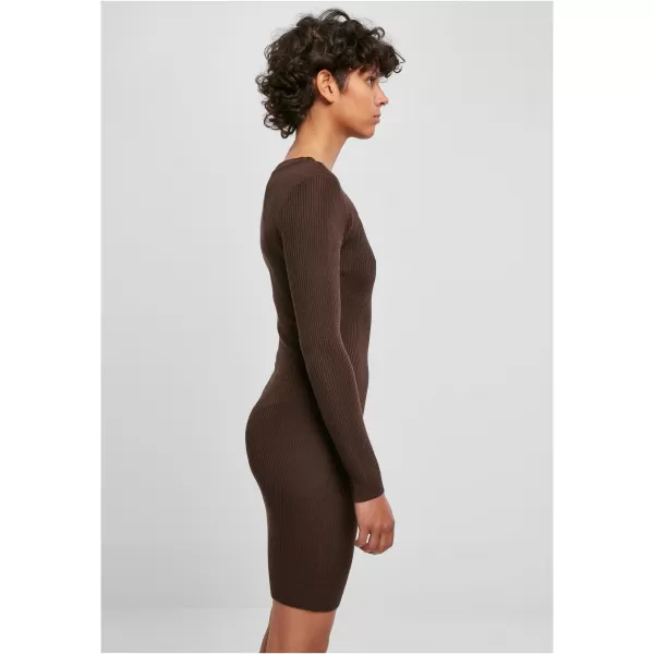  Dámské šaty URBAN CLASSICS TB1742 BROWN 