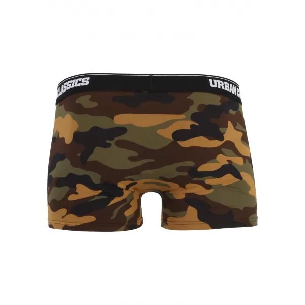  Pánské boxerky URBAN CLASSICS TB2047 WOOD CAMO/DARK CAMO 