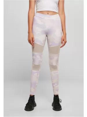 Dámské legíny URBAN CLASSICS TB1939 LILAC CAMO