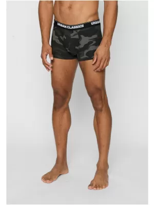 Pánské boxerky URBAN CLASSICS TB2047 WOOD CAMO/DARK CAMO