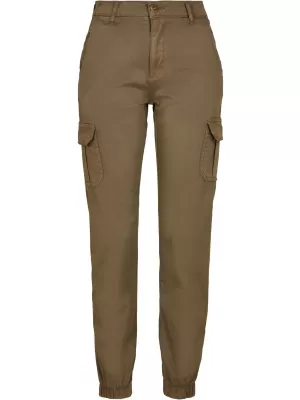 Dámské kalhoty URBAN CLASSICS TB3048 OLIVE