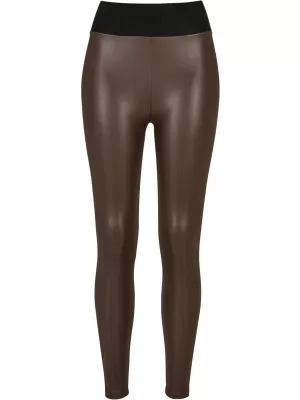 Dámské legíny URBAN CLASSICS TB3001 BROWN