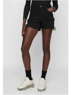 Dámské kraťasy URBAN CLASSICS TB2001 BLACK WASHED
