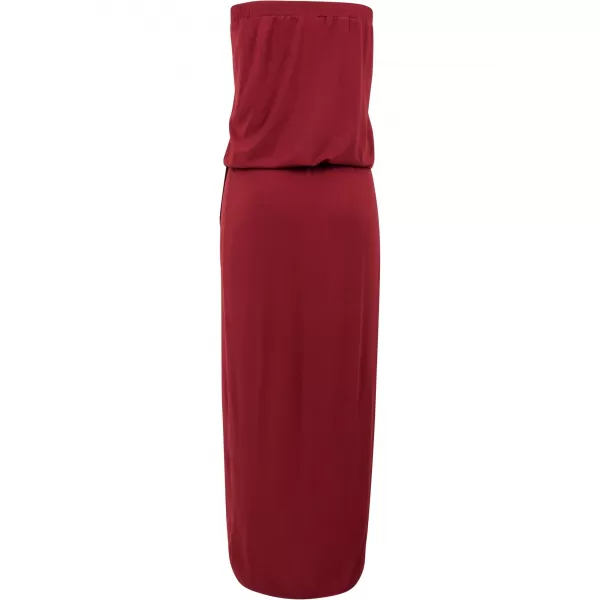  Dámské šaty URBAN CLASSICS TB1508 BURGUNDY 