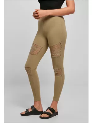 Dámské legíny URBAN CLASSICS TB2593 KHAKI